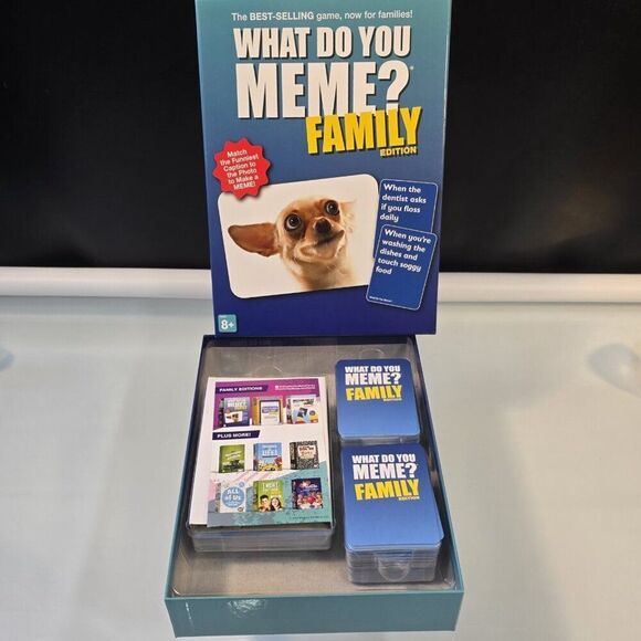 What Do You Meme? Family Edition 2021 Board Game by Elliot Tebele Barely Used - Picture 6 of 7